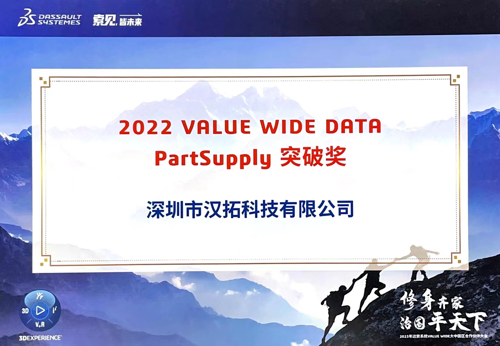 2022 VALUE WIDE DATA PartSupply 突破奖