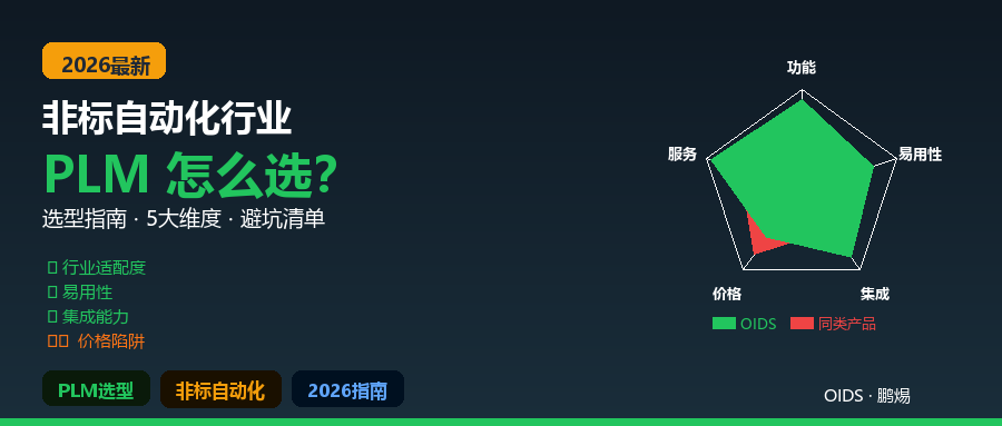 非标自动化行业PLM怎么选？2026最新选型指南